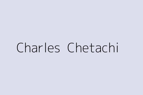 Charles  Chetachi 